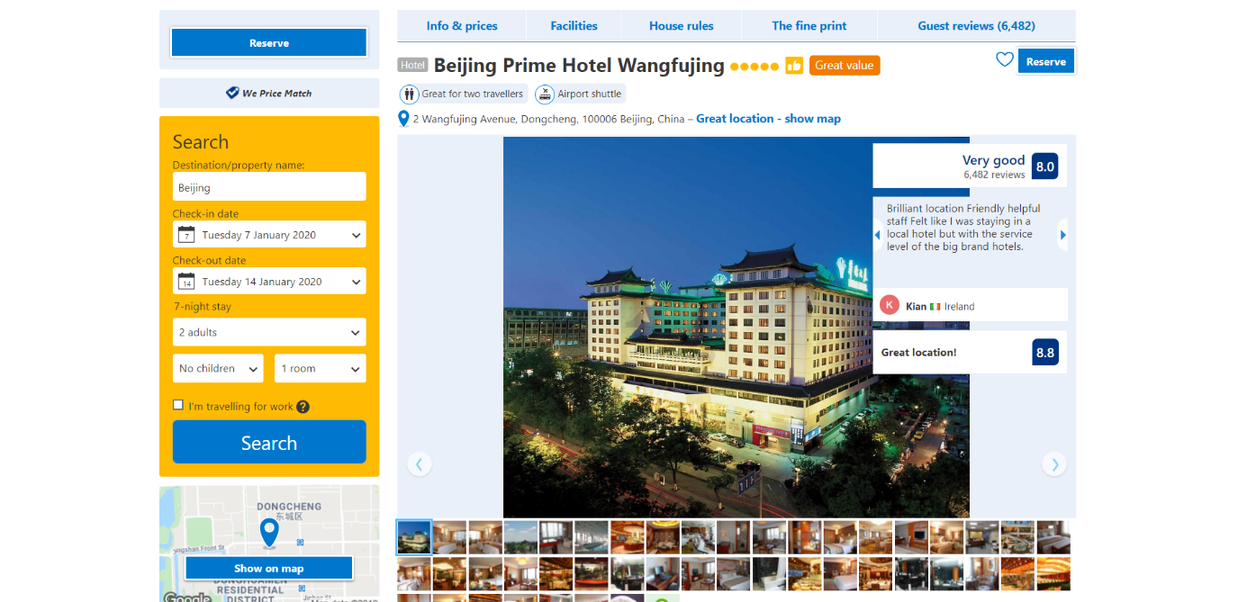 5 star hotel Beijing